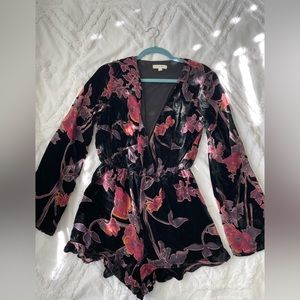 Pace in Floral Romper